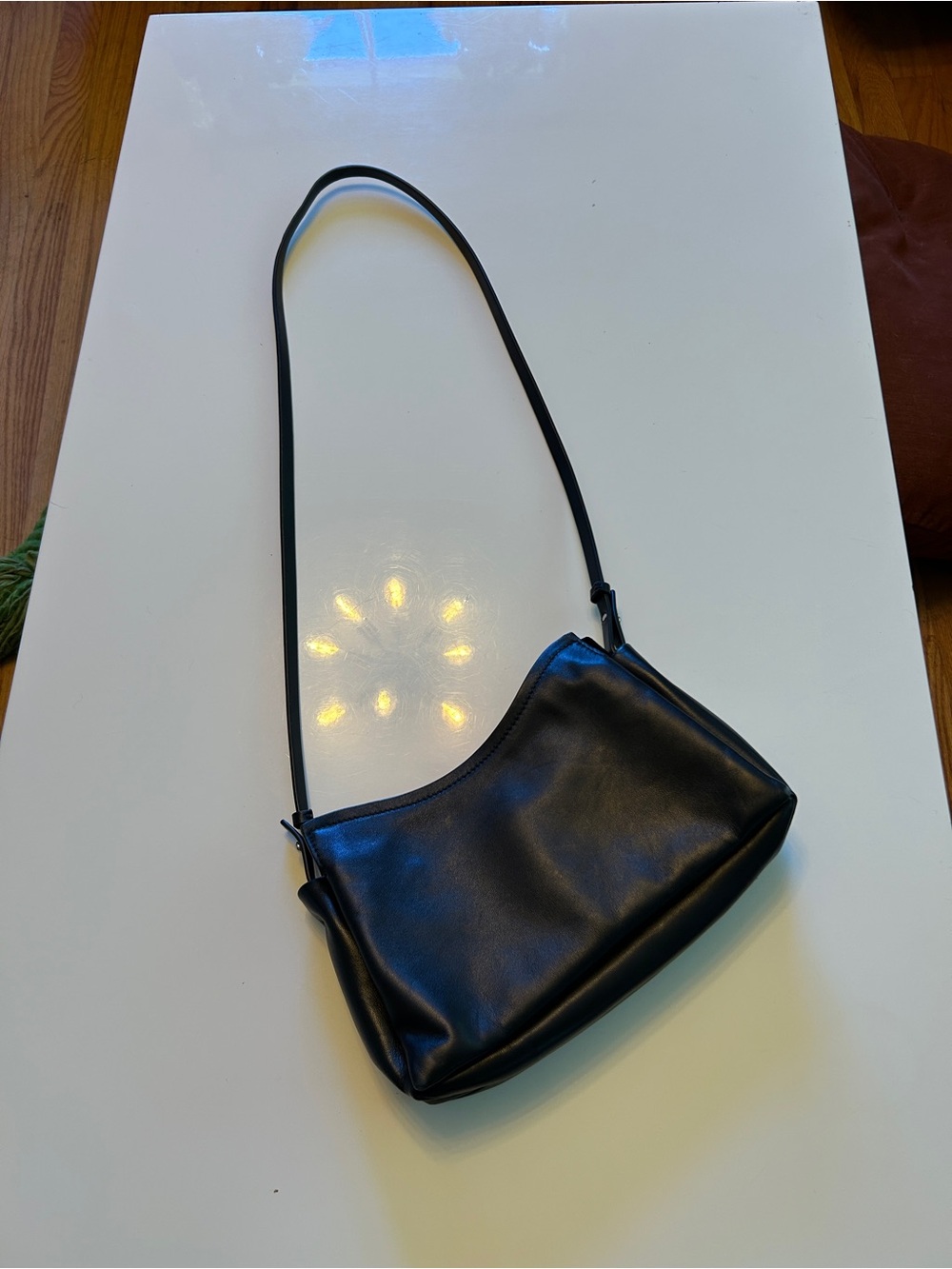 COS Black Leather Crossbody Shoulder Bag